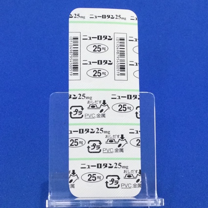 ニューロタン錠２５ｍｇ