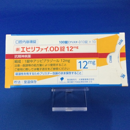 エビリファイＯＤ錠１２ｍｇ