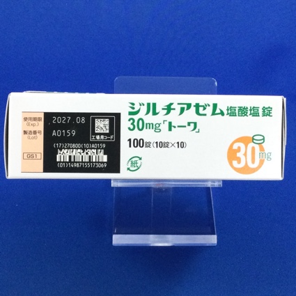 ジルチアゼム塩酸塩錠３０ｍｇ「トーワ」
