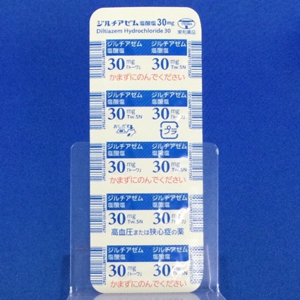 ジルチアゼム塩酸塩錠３０ｍｇ「トーワ」