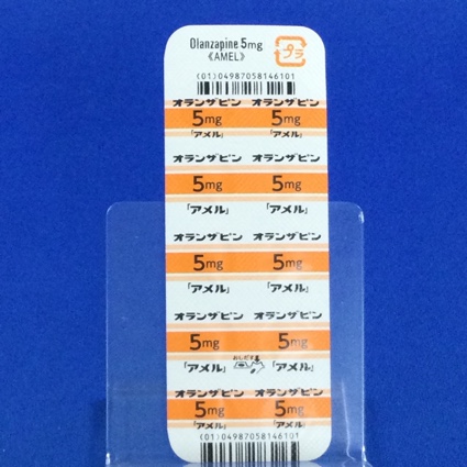 オランザピン錠５ｍｇ「アメル」