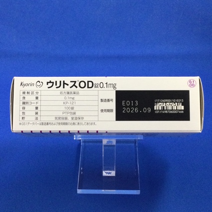 ウリトスＯＤ錠０．１ｍｇ
