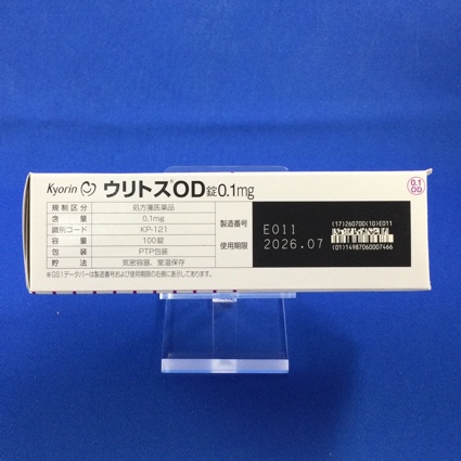 ウリトスＯＤ錠０．１ｍｇ