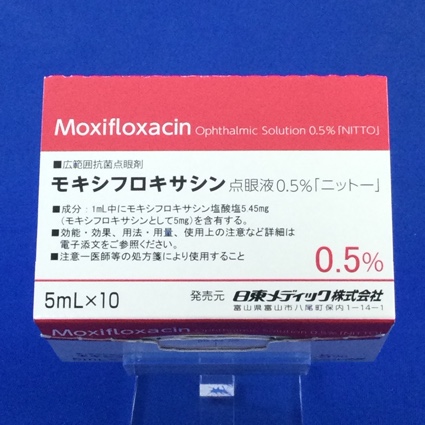 モキシフロキサシン点眼液０．５％「ニットー」
