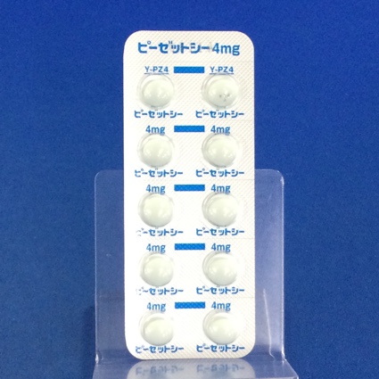 ピーゼットシー糖衣錠４ｍｇ