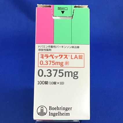 ミラペックスLA錠0.375mg