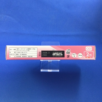 ロピニロールＯＤ錠２ｍｇ「アメル」
