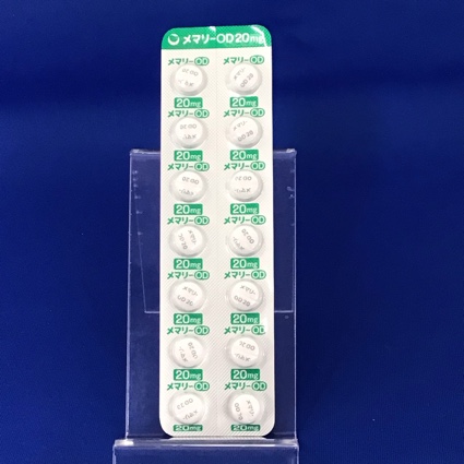 メマリーＯＤ錠２０ｍｇ