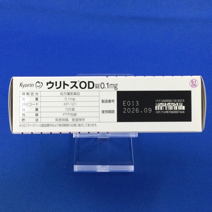 ウリトスＯＤ錠０．１ｍｇ