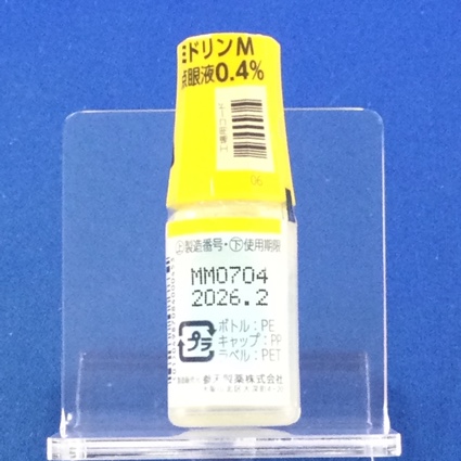 ミドリンＭ点眼液０．４％