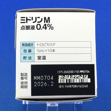 ミドリンＭ点眼液０．４％