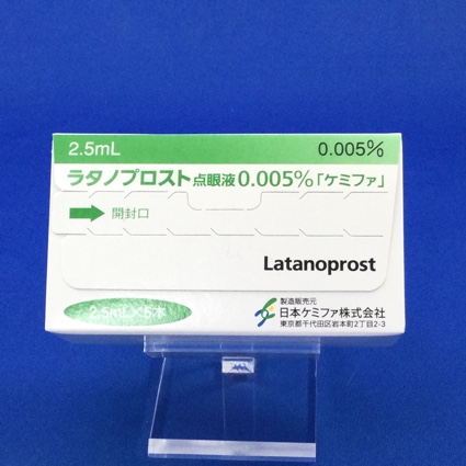 ラタノプロスト点眼液0.005%「ケミファ」