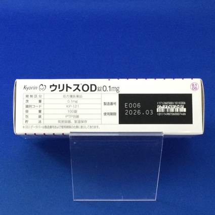 ウリトスＯＤ錠０．１ｍｇ
