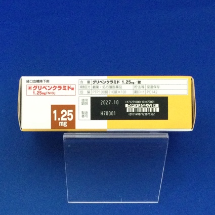 グリベンクラミド錠１．２５ｍｇ「ＮＩＧ」