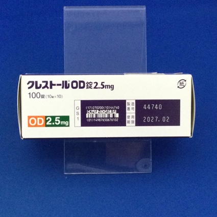 クレストールＯＤ錠２．５ｍｇ