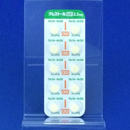 クレストールＯＤ錠２．５ｍｇ