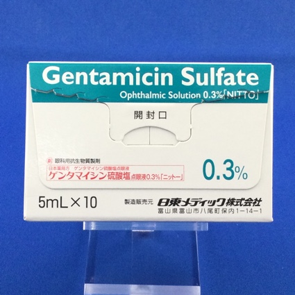 ゲンタマイシン硫酸塩点眼液０．３％「ニットー」