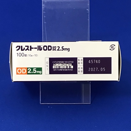 クレストールＯＤ錠２．５ｍｇ
