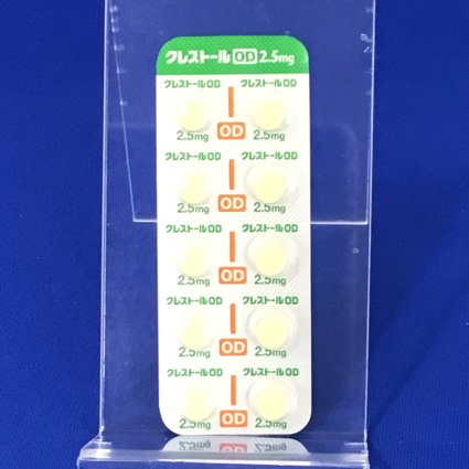 クレストールＯＤ錠２．５ｍｇ