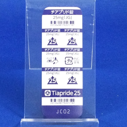チアプリド錠２５ｍｇ「ＪＧ」