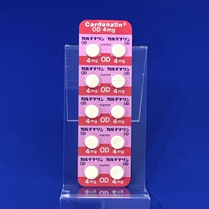 カルデナリンＯＤ錠４ｍｇ