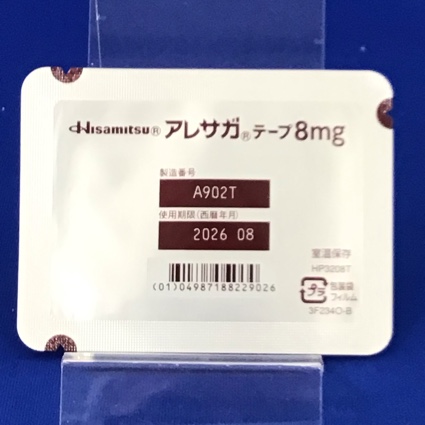アレサガテープ８ｍｇ
