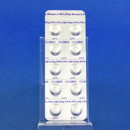 ミラペックスＬＡ錠０．３７５ｍｇ