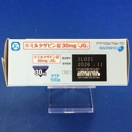 ミルタザピン錠３０ｍｇ「ＪＧ」