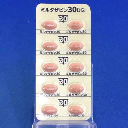 ミルタザピン錠３０ｍｇ「ＪＧ」