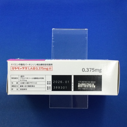 ミラペックスＬＡ錠０．３７５ｍｇ
