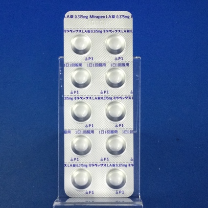 ミラペックスＬＡ錠０．３７５ｍｇ