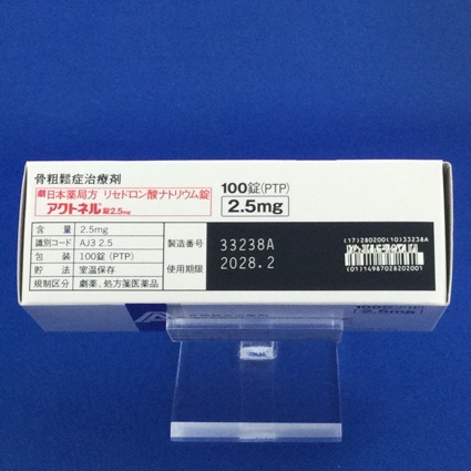 アクトネル錠２．５ｍｇ