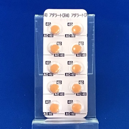 アダラートＣＲ錠４０ｍｇ