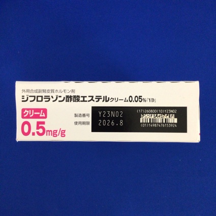ジフロラゾン酢酸エステルクリーム０．０５％「ＹＤ」
