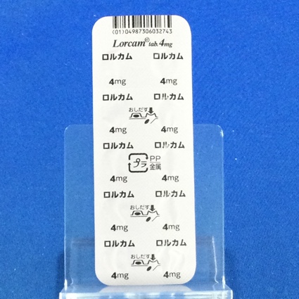 ロルカム錠４ｍｇ