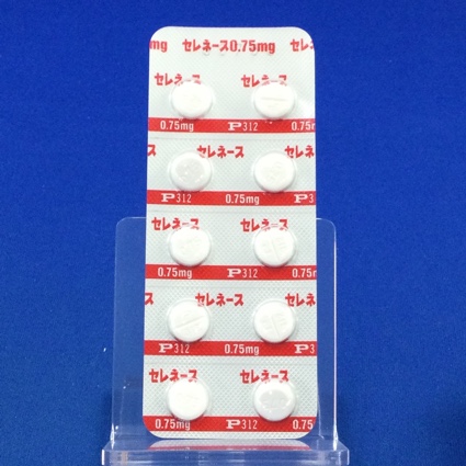セレネース錠０．７５ｍｇ