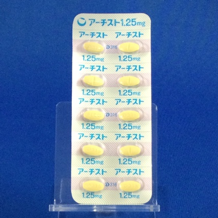 アーチスト錠１．２５ｍｇ
