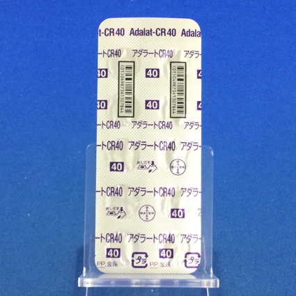 アダラートＣＲ錠４０ｍｇ
