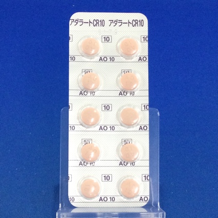 アダラートＣＲ錠１０ｍｇ