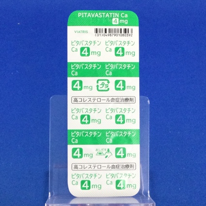 ピタバスタチンＣａ錠４ｍｇ「ＶＴＲＳ」
