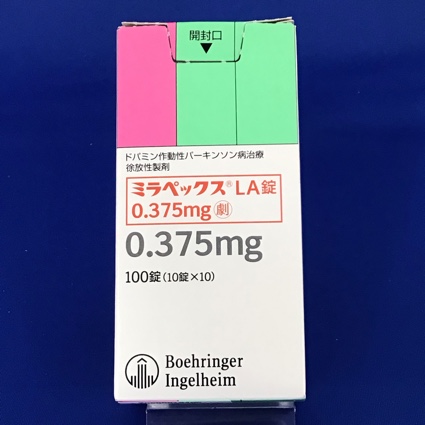 ミラペックスLA錠0.375mg