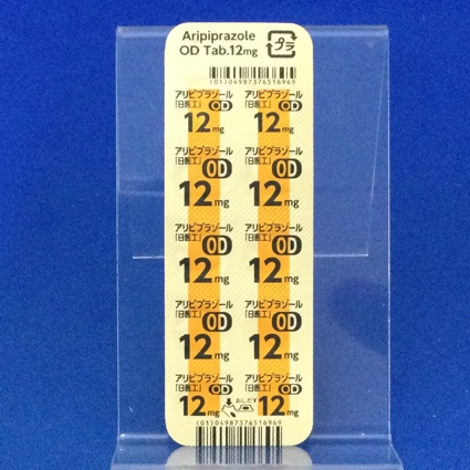 アリピプラゾールＯＤ錠１２ｍｇ「日医工」