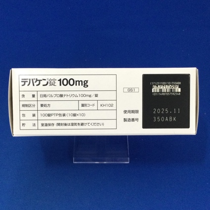 デパケン錠１００ｍｇ
