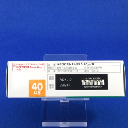 ベラプロストＮａ錠４０μｇ「ＮＩＧ」