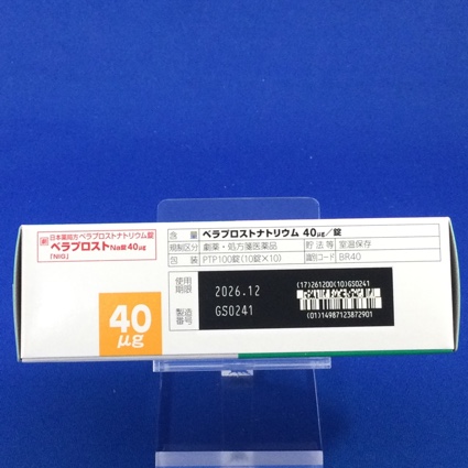 ベラプロストＮａ錠４０μｇ「ＮＩＧ」