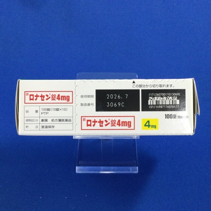 ロナセン錠４ｍｇ