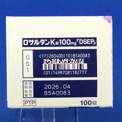 ロサルタンＫ錠１００ｍｇ「ＤＳＥＰ」