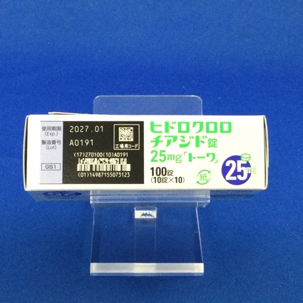 ヒドロクロロチアジド錠２５ｍｇ「トーワ」