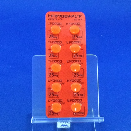 ヒドロクロロチアジド錠２５ｍｇ「トーワ」