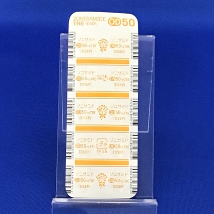ゾニサミドＯＤ錠５０ｍｇＴＲＥ「ＤＳＥＰ」